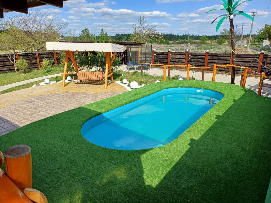 Світло є постійно.  Подобова оренда" БарлігВілла" бассейн баня чан