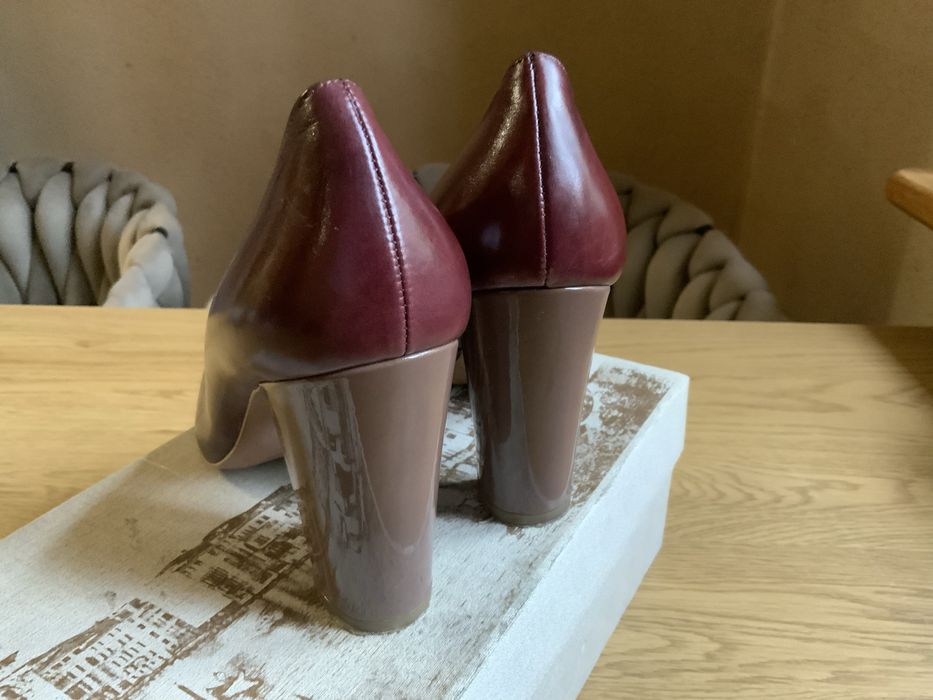 Szpilki Ryłko Estima, skóra, r. 37, stan bardzo dobry