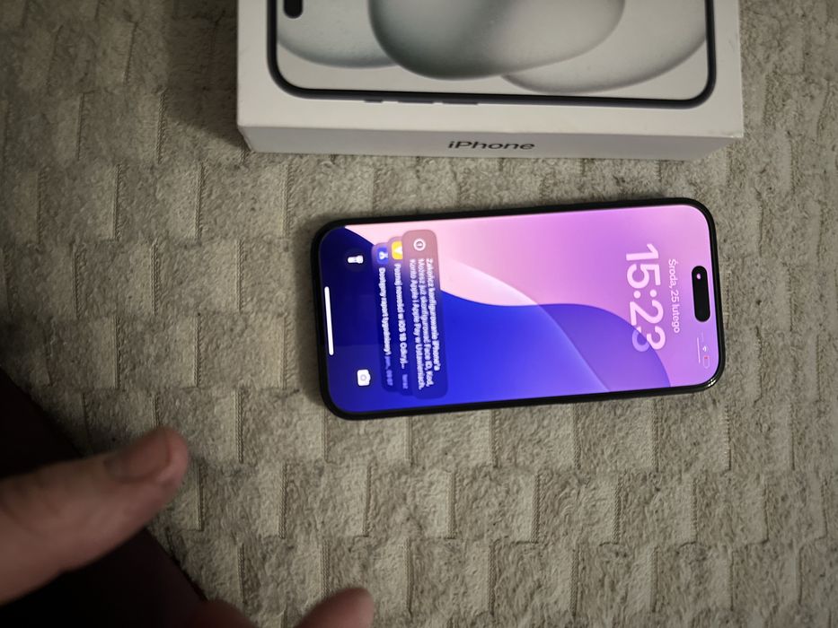 iphone 15 128 gb black ideał bat 91%