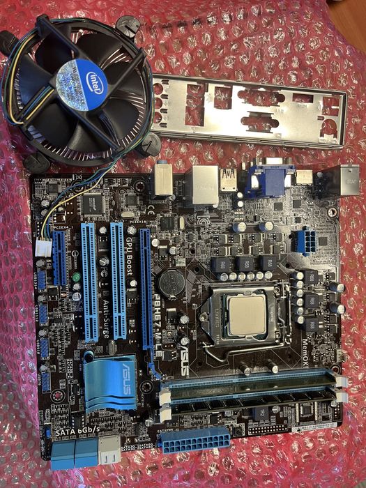 Płyta główna ASUS P8H67-M LE + Procesor Intel Core i7-3770 + Pamięć