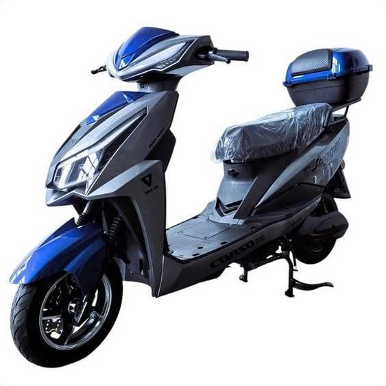 Електроскутер Corso «JOGGER» , двигун 1500W, акумулятор 72V 25Ah свинцево-кислотний , колеса 10" + 1 ящик. акум