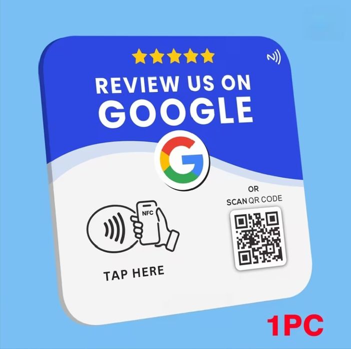 Nfc карточки для отзивів або для соц мереж)