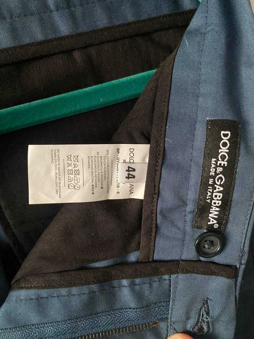 Шорты Dolce&Gabbana Bermuda Bianco синие размер IT 44 made in Italy
