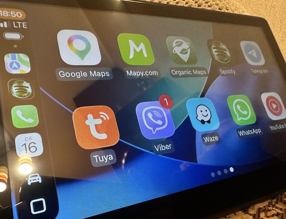 Карплей, CarPlay, монитор, планшет, авто,  Мультімедіа плейєр
