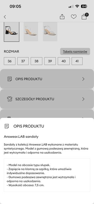 Buty sandały Answear.LAB