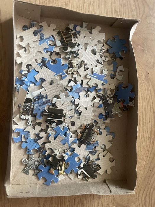 Stare kolekcjonerskie puzzle retro vintage prl niekompletne 150 el