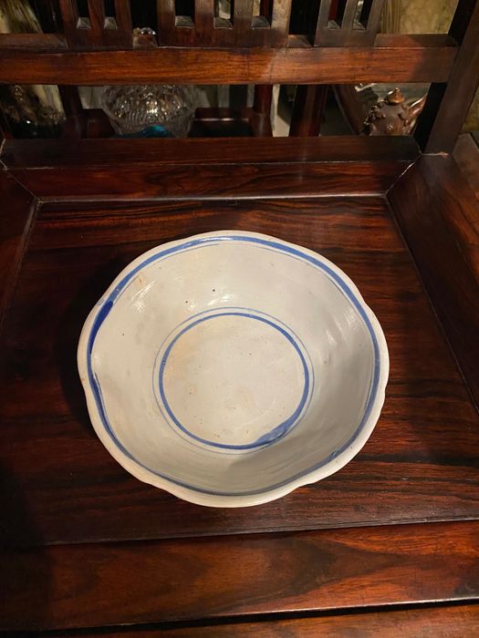 malga tijela porcelana chinesa 18 cm diâmetro séc XVI Ming