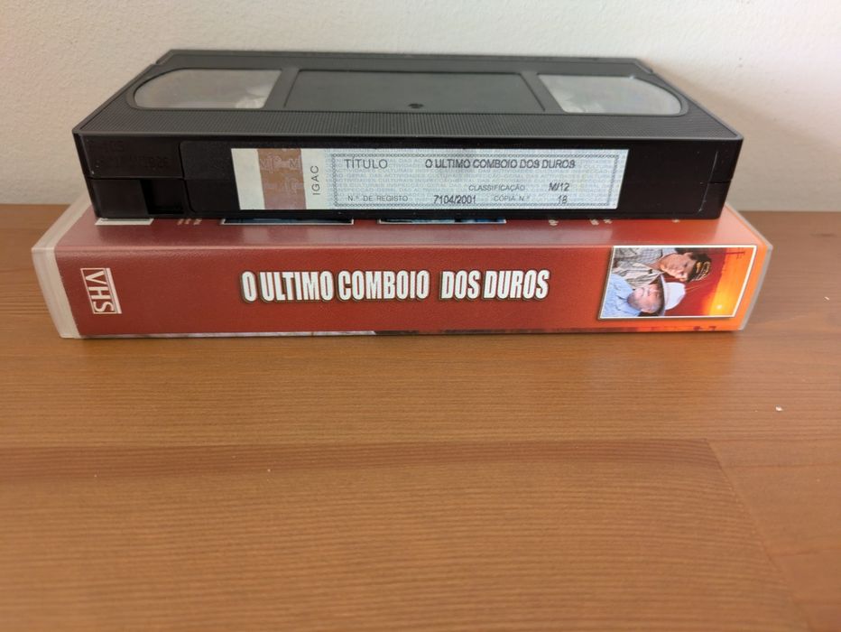 VHS " O Ultimo Comboio dos Duros " 1987 (Opt. Estado)