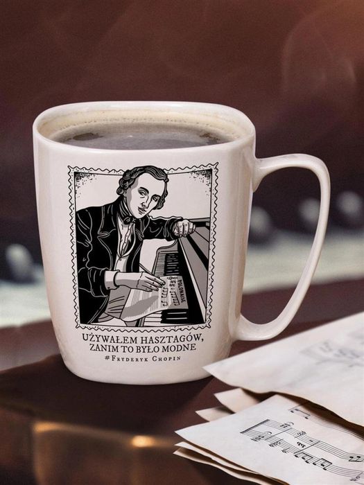 Kubek Fryderyk Chopin oprawa: pudełko