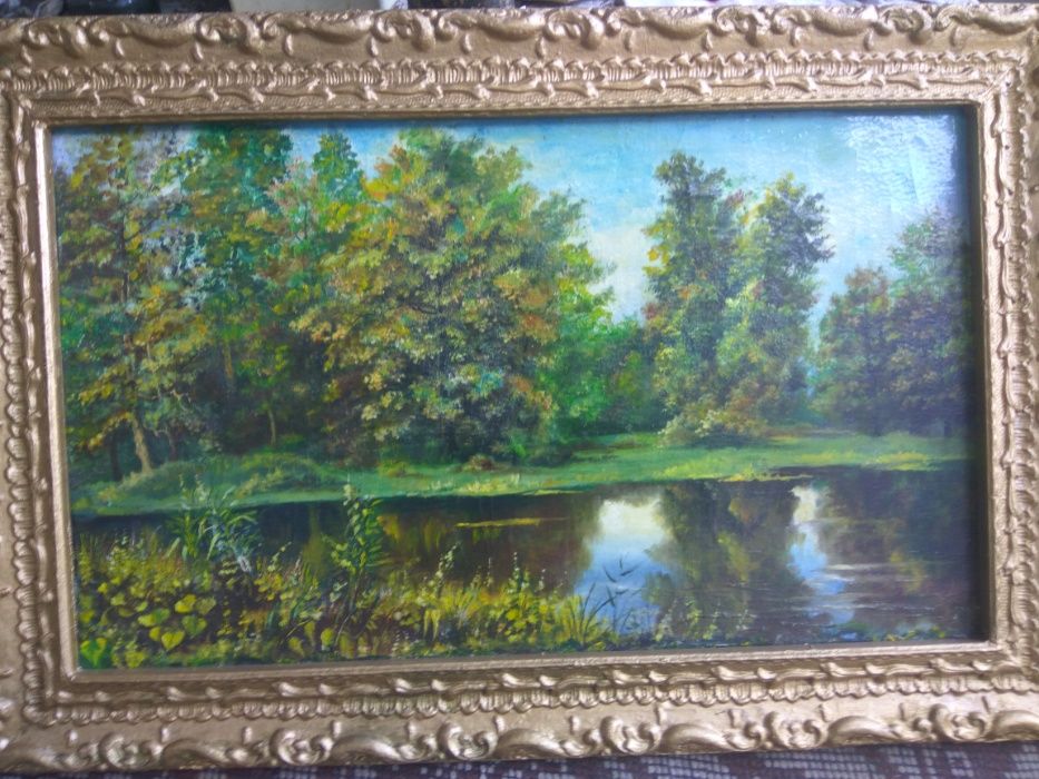 картина пейзаж масло на холсте