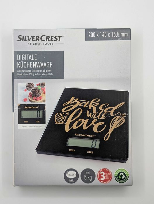 Кухонні ваги SilverCrest  | до 5 кг |  цифрові | Різні кольори
