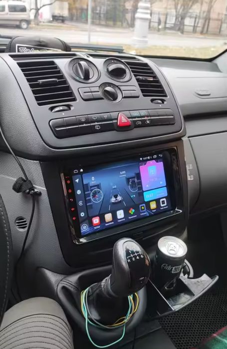 Rádio Android 14 com GPS Mercedes Classe B, Vito, Viano, Sprinter W906