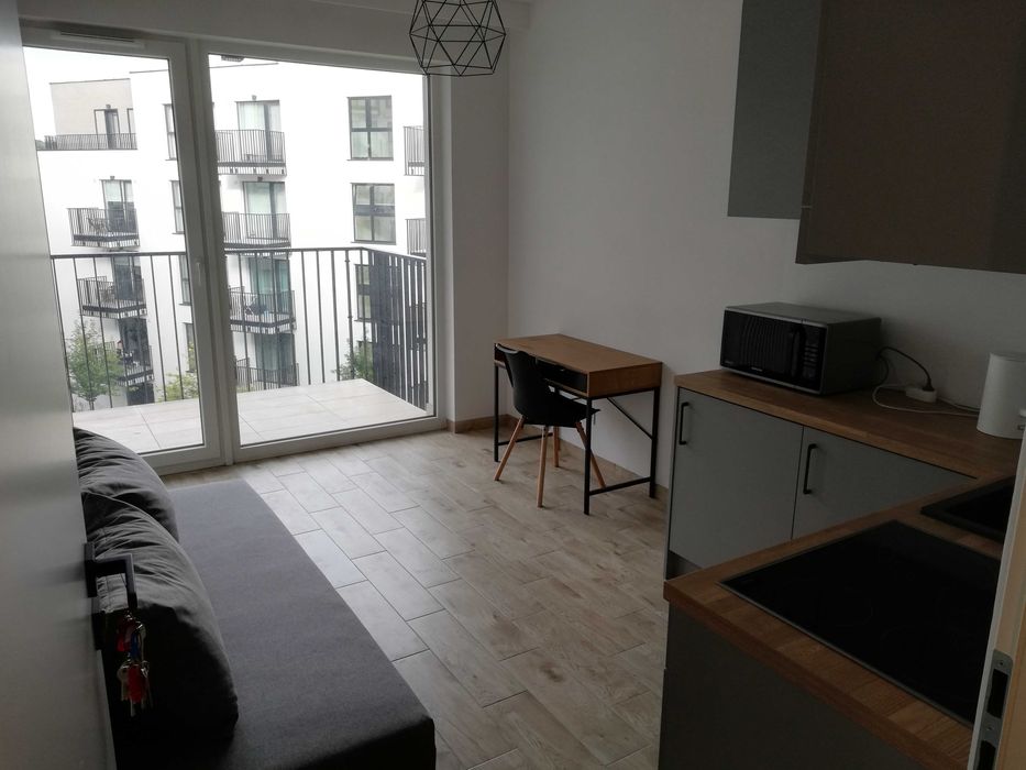 Pokój 1 osobowy z aneksem kuchennym w apartamencie, wynajem Garbary