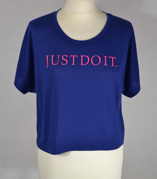 NIKE Runing Dri-Fit Just Do It Mesh Top Koszulka Damska L Oryginalna