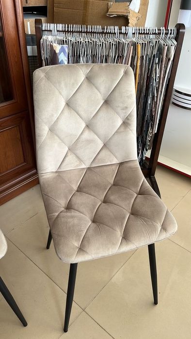 Крісло Велюр, Стілець скандинавський Piado стул лофт (чорний, бежевий)