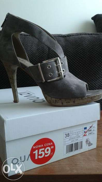 Buty na obcasie, koturn - Quazi rozm. 38