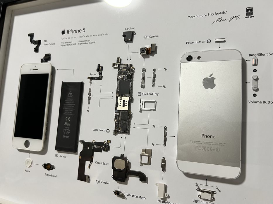Картина з розібраного iPhone 5 | Hand-made | 2ndLife Frame 5