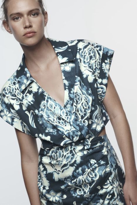 Трендова котонова сукня Zara XL