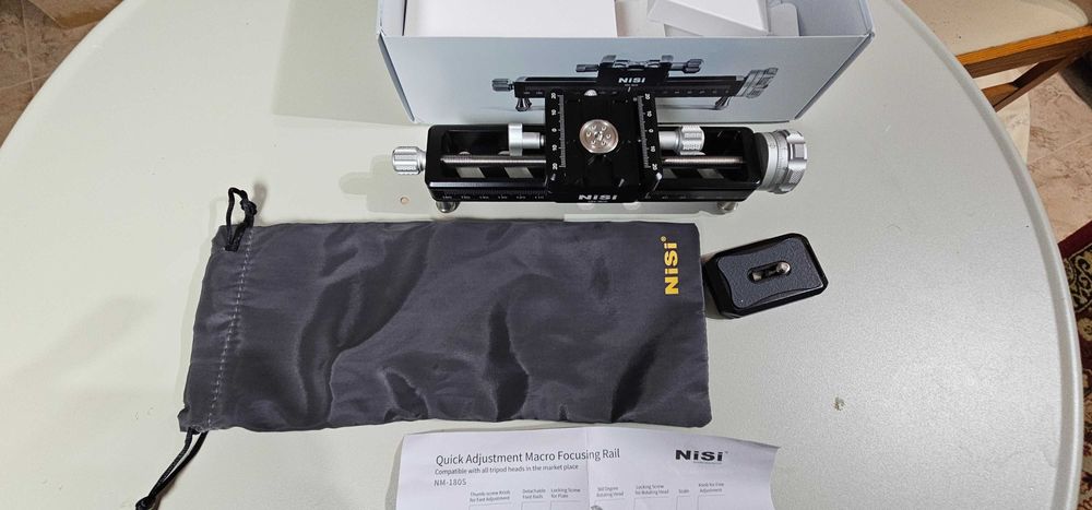 Carril manual para fotografia macro NISI-180S,  como novo