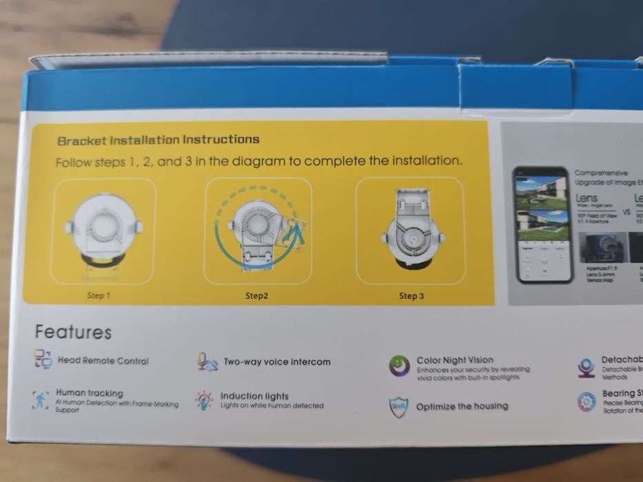 Kamery obrotowe wifi 2pack FHD