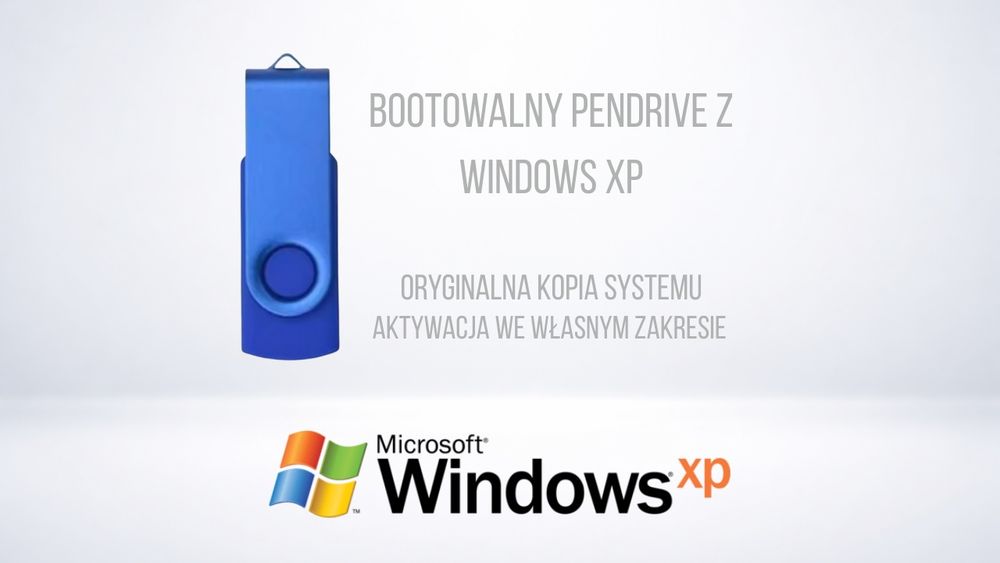 Bootowalny Pendrive z Windows 11/10/8/7/Vista lub XP usb z instalatore