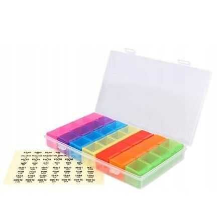 KASETKA na lekarstwa pojemnik na leki tygodniowy