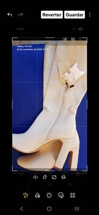 Botas de Couro 38 / 39  ZARA