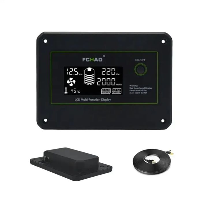 Інвертор перетворювач Fchao 2000w 12в чи 24в. Пік 4000w