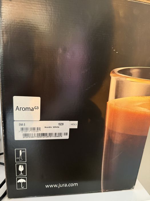 Ekspres do kawy Jura Ena 8 Nordic White kawa latte espresso