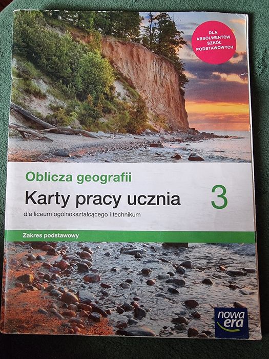 Podręcznik do geografii + ćwiczenia, LO, Technikum, kl.3