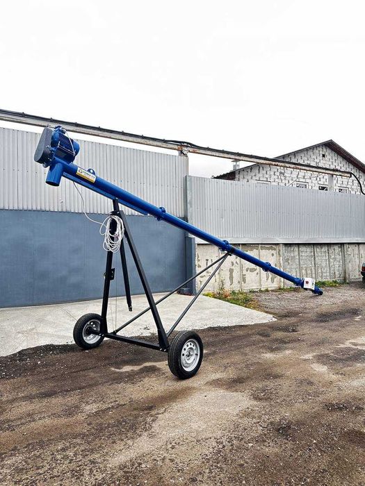 Шнековый погрузчик с подборщиком, транспортер гвинтовий, конвеєр, шнек