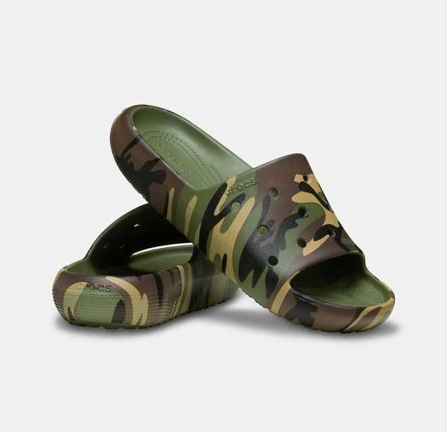 Слайди Crocs Classic Camouflage, M9, М10, М11, М12
