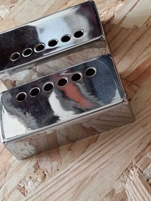 Humbucker pickup cover Chrome (Par). Vintage.
