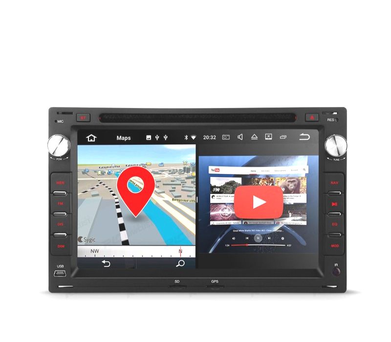 AUTO RADIO GPS ANDROID 10 PARA VOLKSWAGEN VW 7" USB GPS TACTIL HD