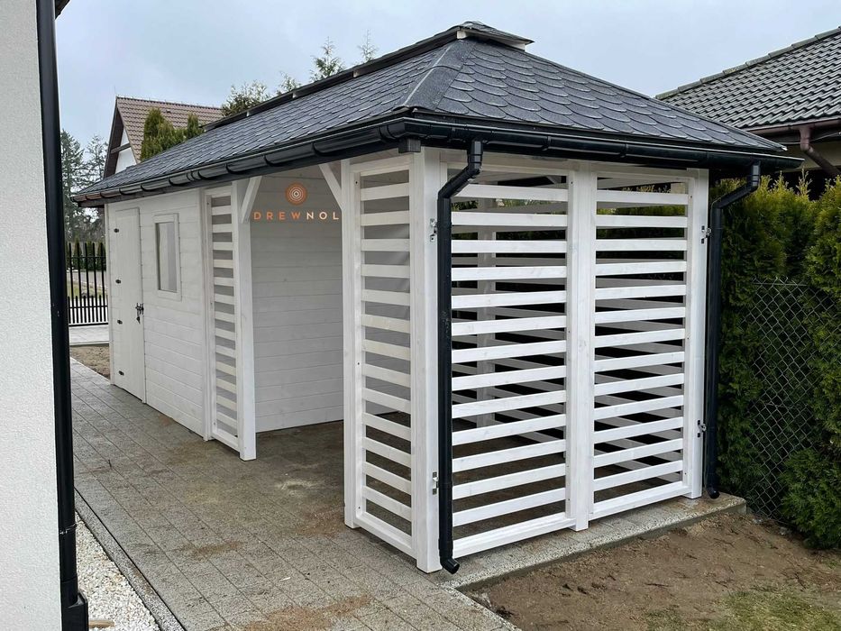 domek narzędziowy, altanka 2w1 , altanki, wiaty, altany, drewutnia.