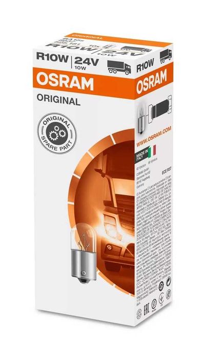 OSRAM Original żarówki pomocnicze 24V 10W R10W BA15s 5637 10szt