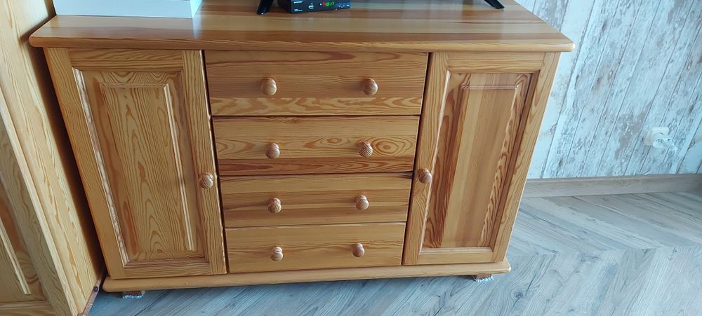 Komody Sosnowe , komoda sosnowa lite drewno , 4 różne wielkości