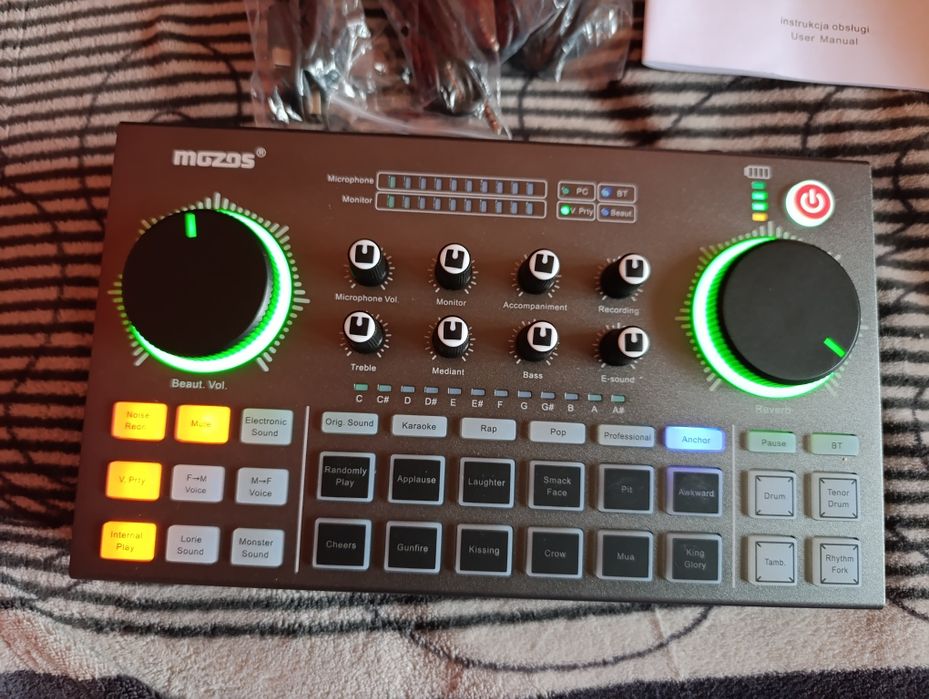 Mikser audio mozos