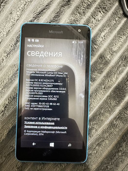 Продам Nokia 535