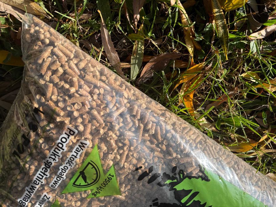 Pellet Las-Pol 975 kg NORMA EN 14961-2 płatość przy odbiorze transport GRATIS