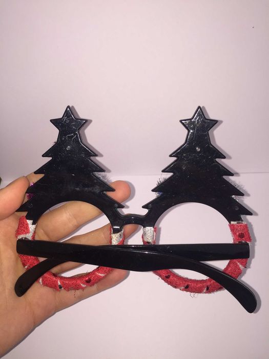 Okulary świąteczne choinki