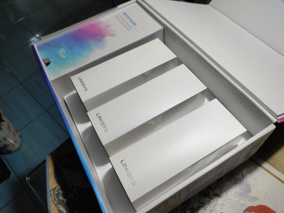 Linksys Velop AC6600 Tri-Band Wi-Fi Mesh System,WHW0303 (3 узла),White