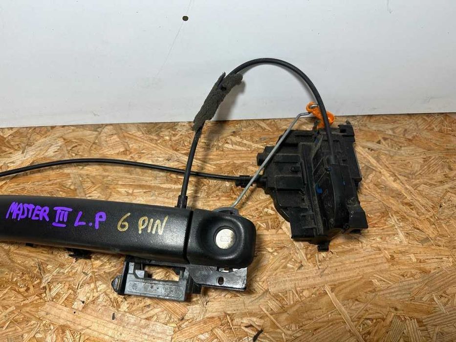 zamek drzwi lewy przód klamka linka renault master III movano b nv400