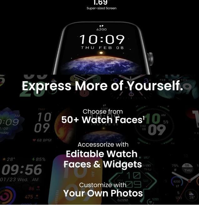 Годинник smart  amazfit bip 3