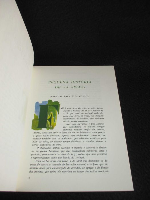 Livro A Selva Ferreira de Castro Ilustrações de Portinari Numerado