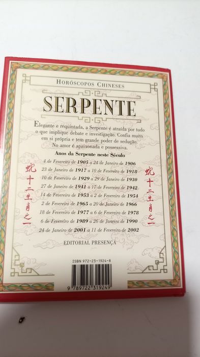 Astrologia chinesa  - Serpente
