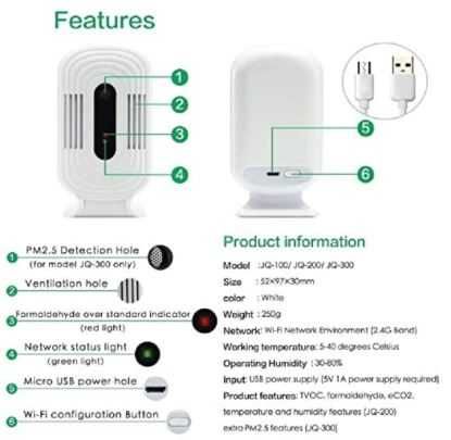 Sensor Qualidade do Ar - wifi