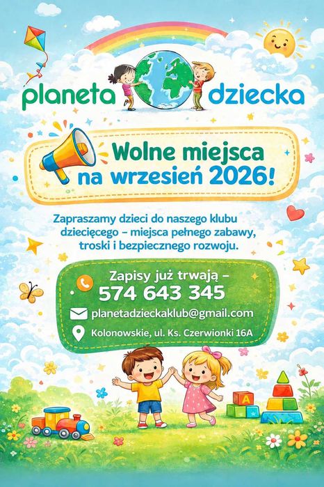 Usługa -  dzienna opieka nad dzieckiem