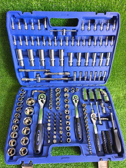 Mala de ferramentas roquetes 172pcs Chrome vanádio