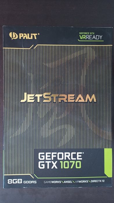 Placa gráfica Palit JetStream GTX 1070 8GB